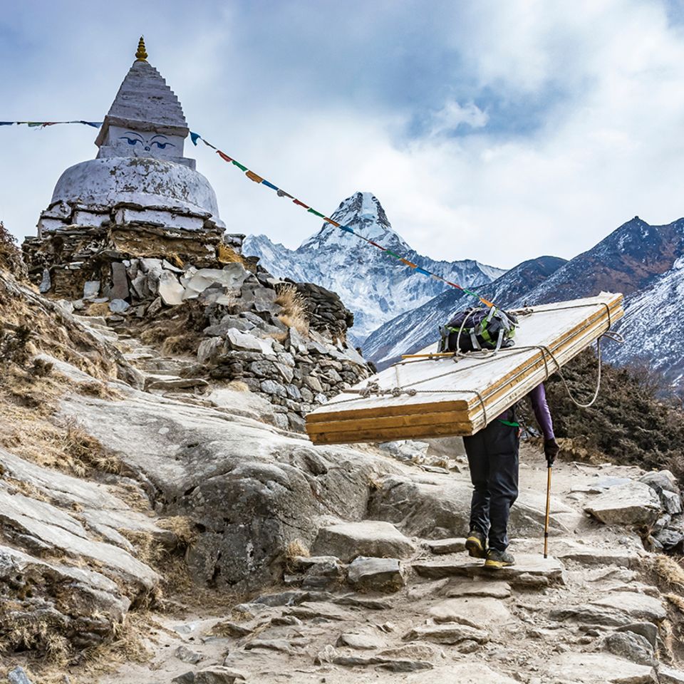 Sherpa im Himalaya