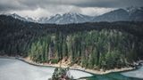Eibsee im Winter
