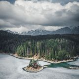 Eibsee im Winter