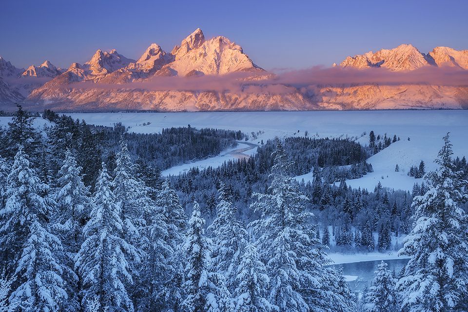 Grand Teton Nationalpark im Winter