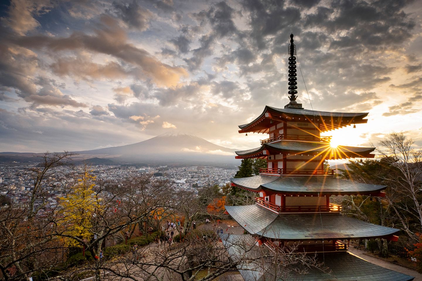 Chureito Pagode, Fujiyoshida, Japan