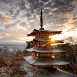 Chureito Pagode, Fujiyoshida, Japan
