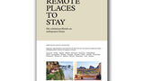 Remote Places to stay