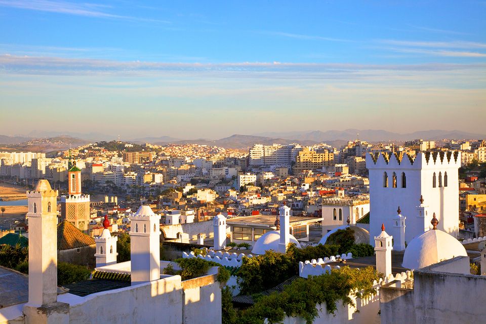Blick vom Kasbah-Viertel in Tanger