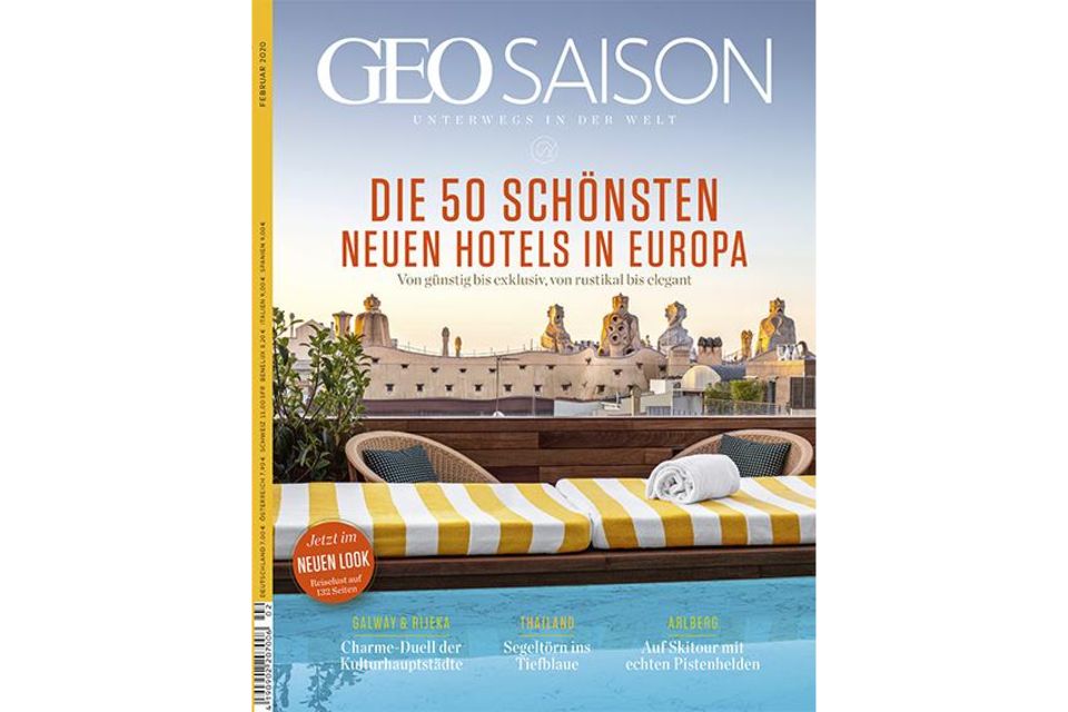 GEO SAISON Nr. 02/2020: GEO SAISON Nr. 02/2020 - Die 50 schönsten neuen Hotels in Europa