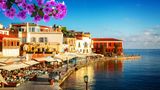 hafen von Chania auf Kreta