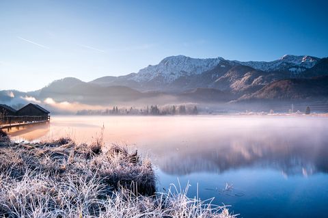 Frost am Kochelsee