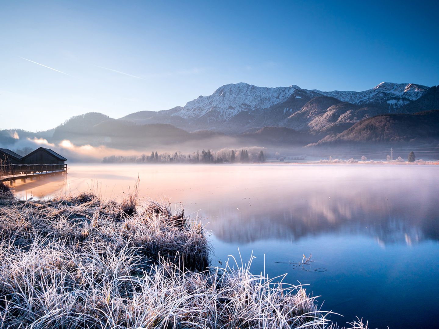 Frost am Kochelsee