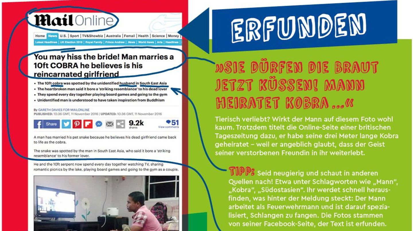 Falschnachrichten im So erkennt ihr Fake