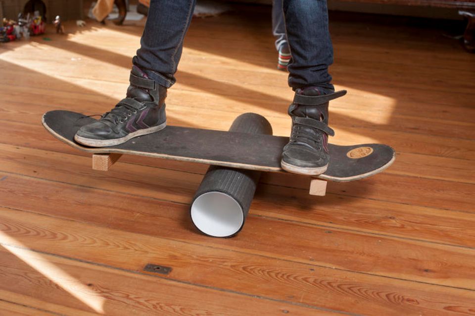 Anleitung So baut ihr euch ein BalanceBoard [GEOLINO]