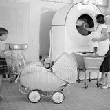 Die erste vollautomatische Waschmaschine