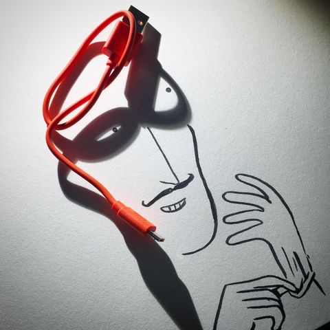 Der Cyberguy und das Ladekabel
