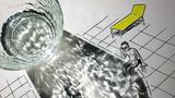 Das Schwimmbad und seine Wasserquelle