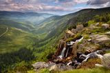 Riesengebirge; Wasserfall Pancavsky