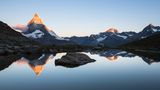Matterhorn und Riffelsee