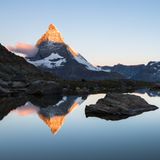 Matterhorn und Riffelsee