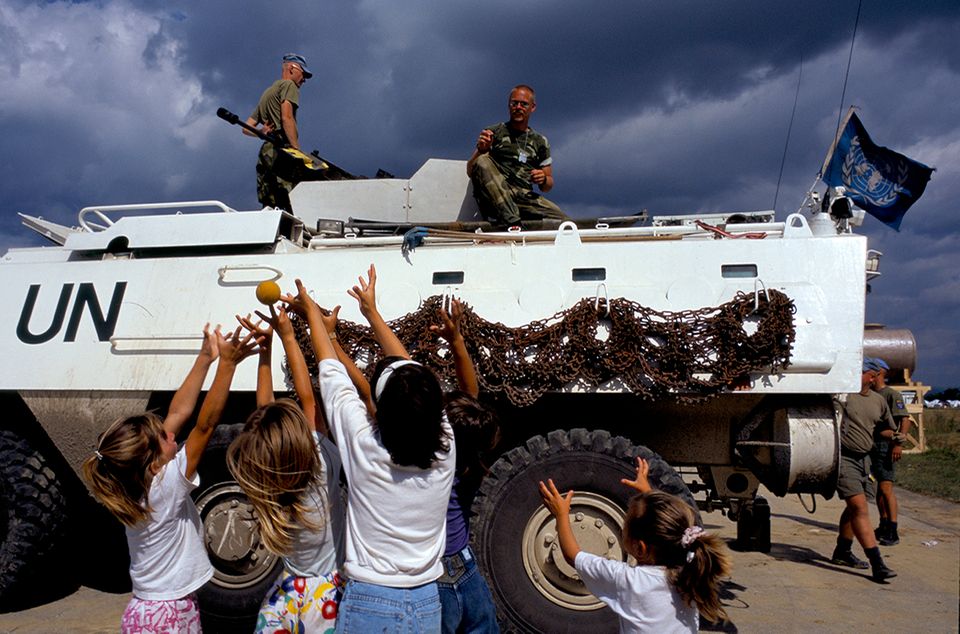 UN-Soldaten in Tuzla