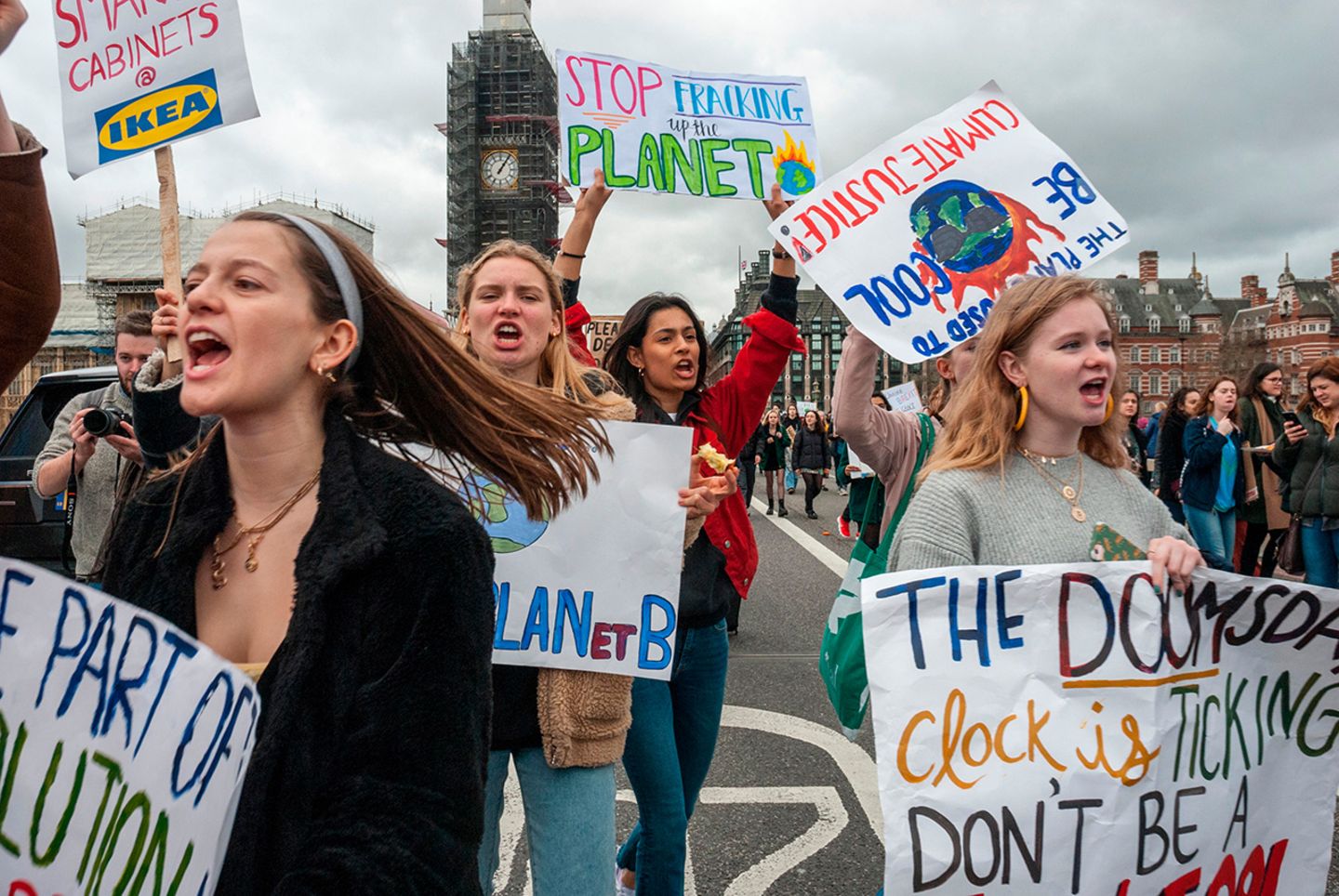 Alles nur Panikmache?: Junge Aktivisten machen in London auf den Klimawandel aufmerksam