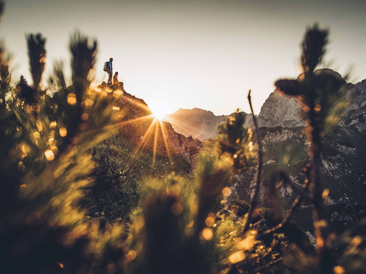 Was sollte man auf keinen Fall verpassen? Wanderer im Nationalpark Gesäuse