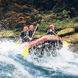Rafting auf der Enns