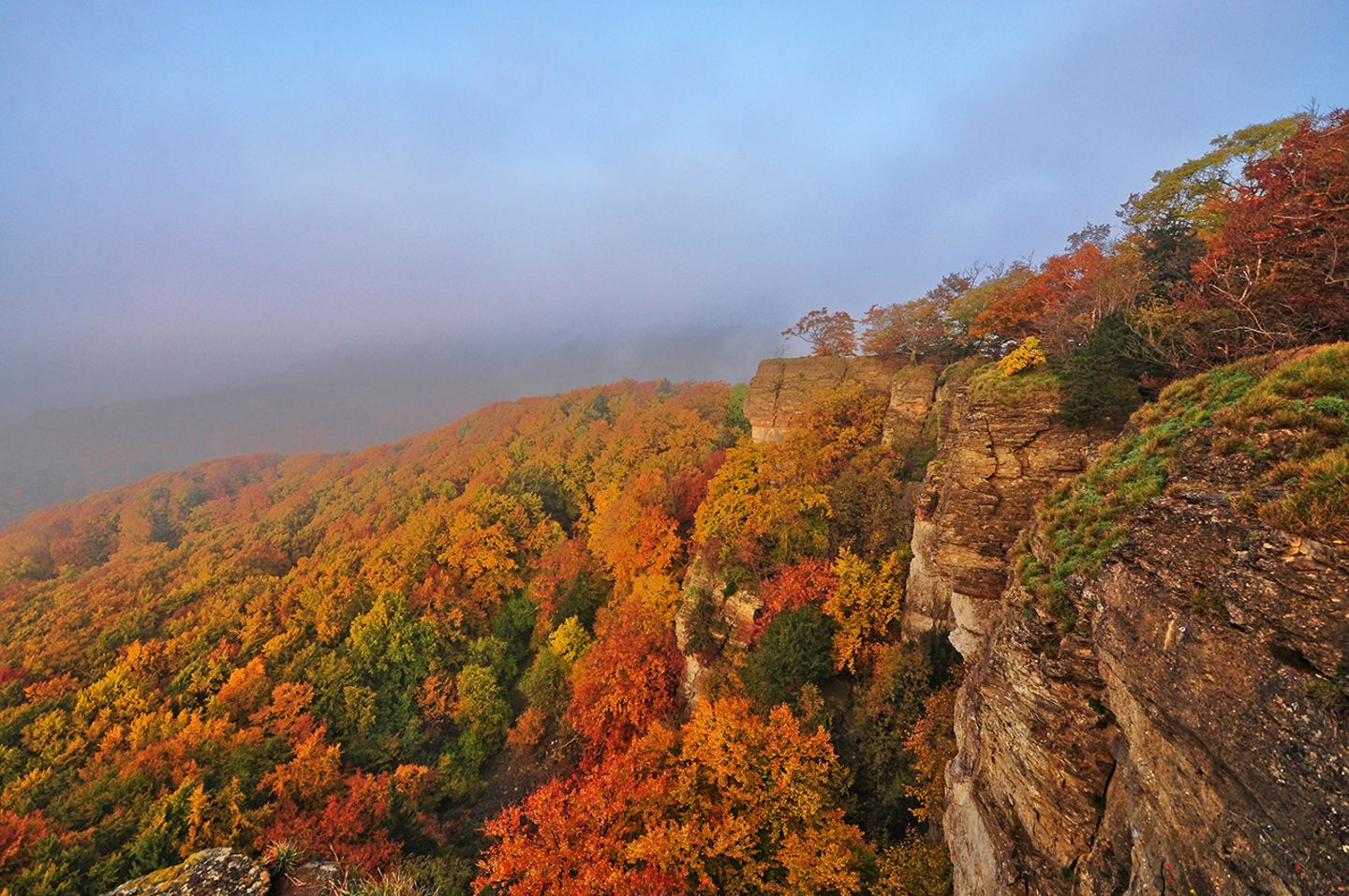 Weserbergland im Herbst
