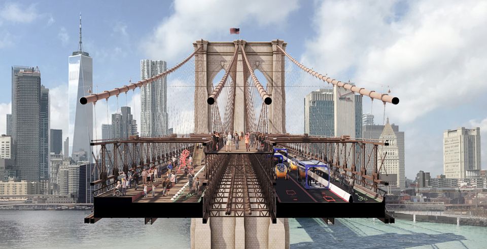 Die Brooklyn Bridge der Zukunft Die Brooklyn Bridge der Zukunft