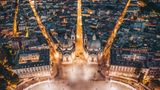 Drohnen-Bilder zeigen die Welt im Bann der Pandemie