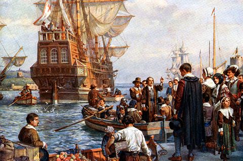 Mayflower im Hafen
