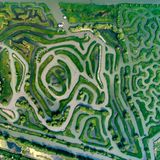 Das Wasser-Labyrinth auf dem Dazhong-See