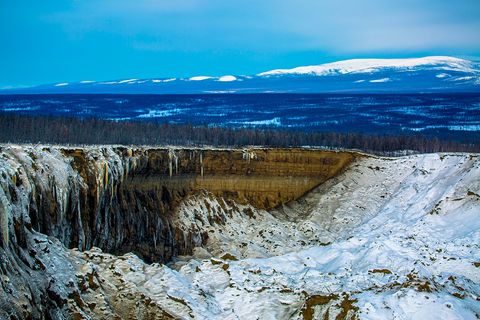 Permafrost-Krater