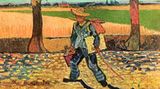Vincent van Gogh, Selbstporträt auf dem Weg nach Tarascon