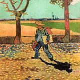Vincent van Gogh, Selbstporträt auf dem Weg nach Tarascon