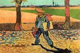 Vincent van Gogh, Selbstporträt auf dem Weg nach Tarascon
