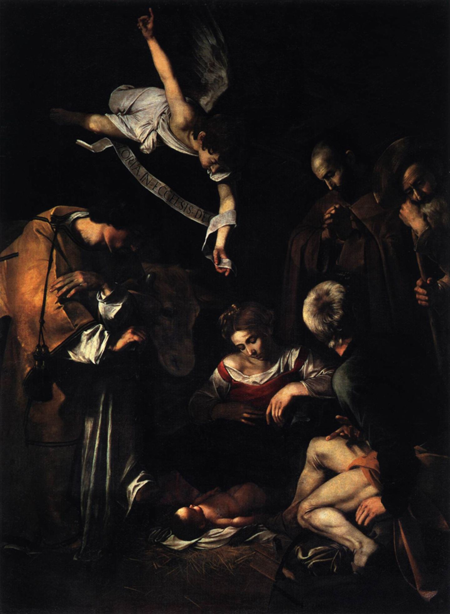 Caravaggio - «Geburt Christi mit den Heiligen Laurentius und Franziskus»