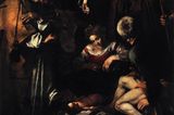 Caravaggio - «Geburt Christi mit den Heiligen Laurentius und Franziskus»