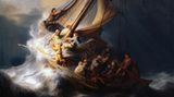 Christus im Sturm auf dem See Genezareth – Rembrandt