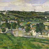 Paysage d'Auvers-sur-Oise - Paul Cézanne