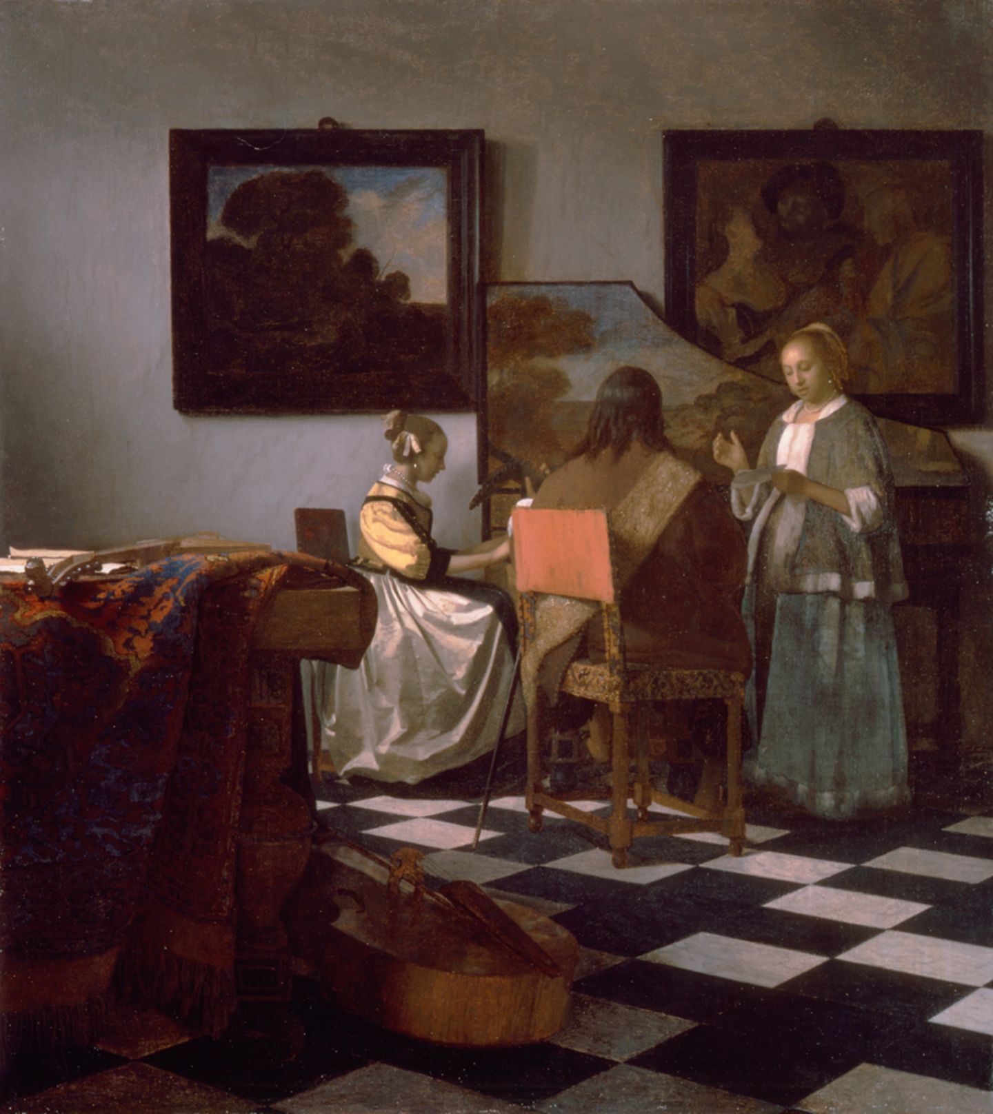 Das Konzert (um 1664) - Jan Vermeer