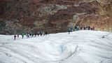 Wandertour auf dem Aletschgletscher