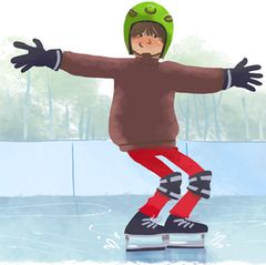 Stillgestanden!: Bremstechnik fürs Eislaufen