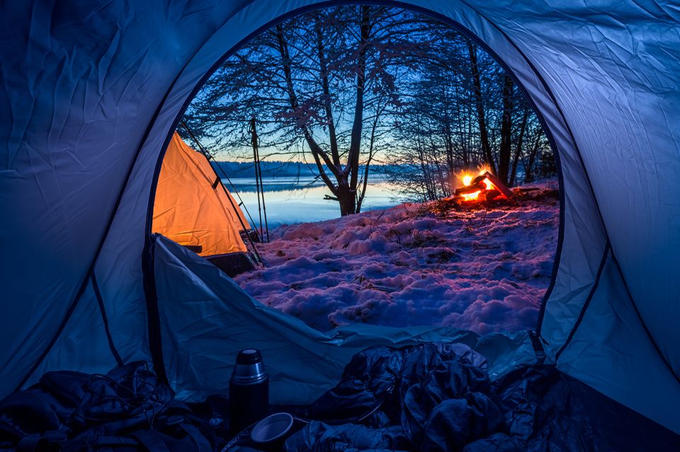 Camping im Winter