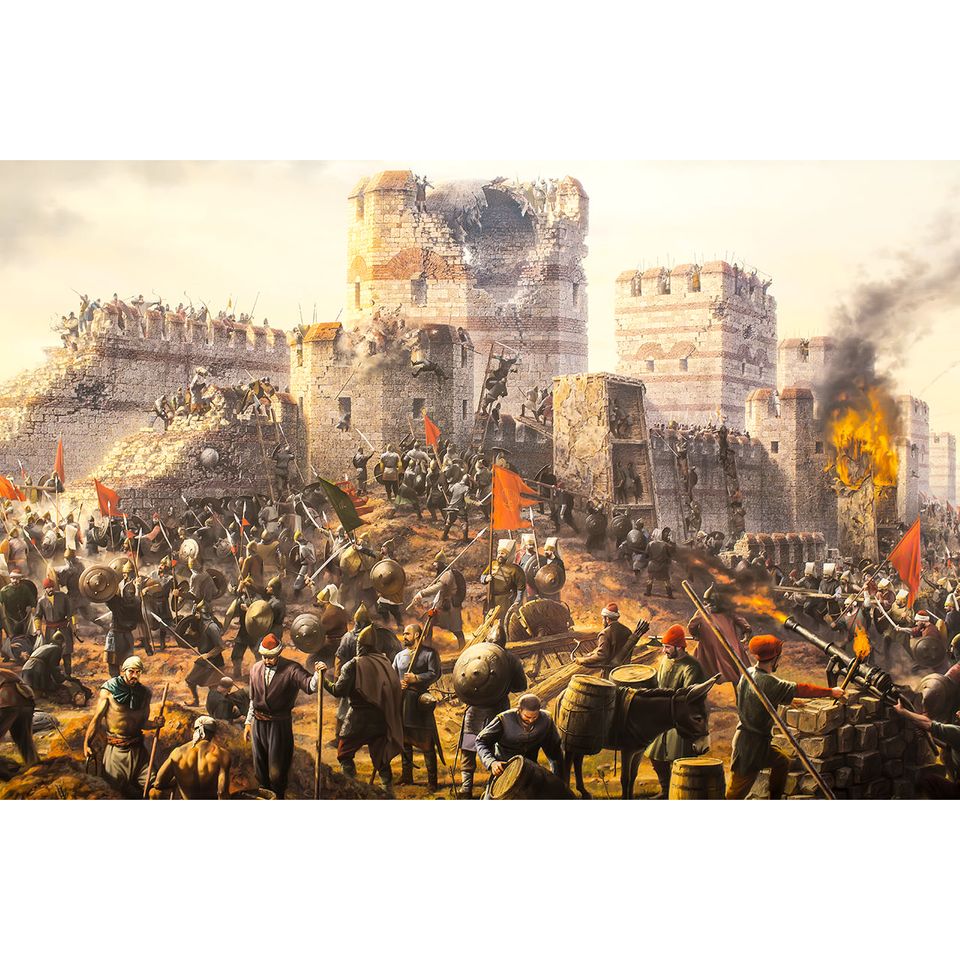 Sturm auf Konstantinopel, Byzantinisches Reich 1453