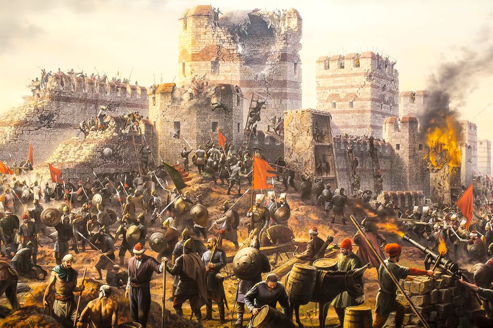 Sturm auf Konstantinopel, Byzantinisches Reich 1453