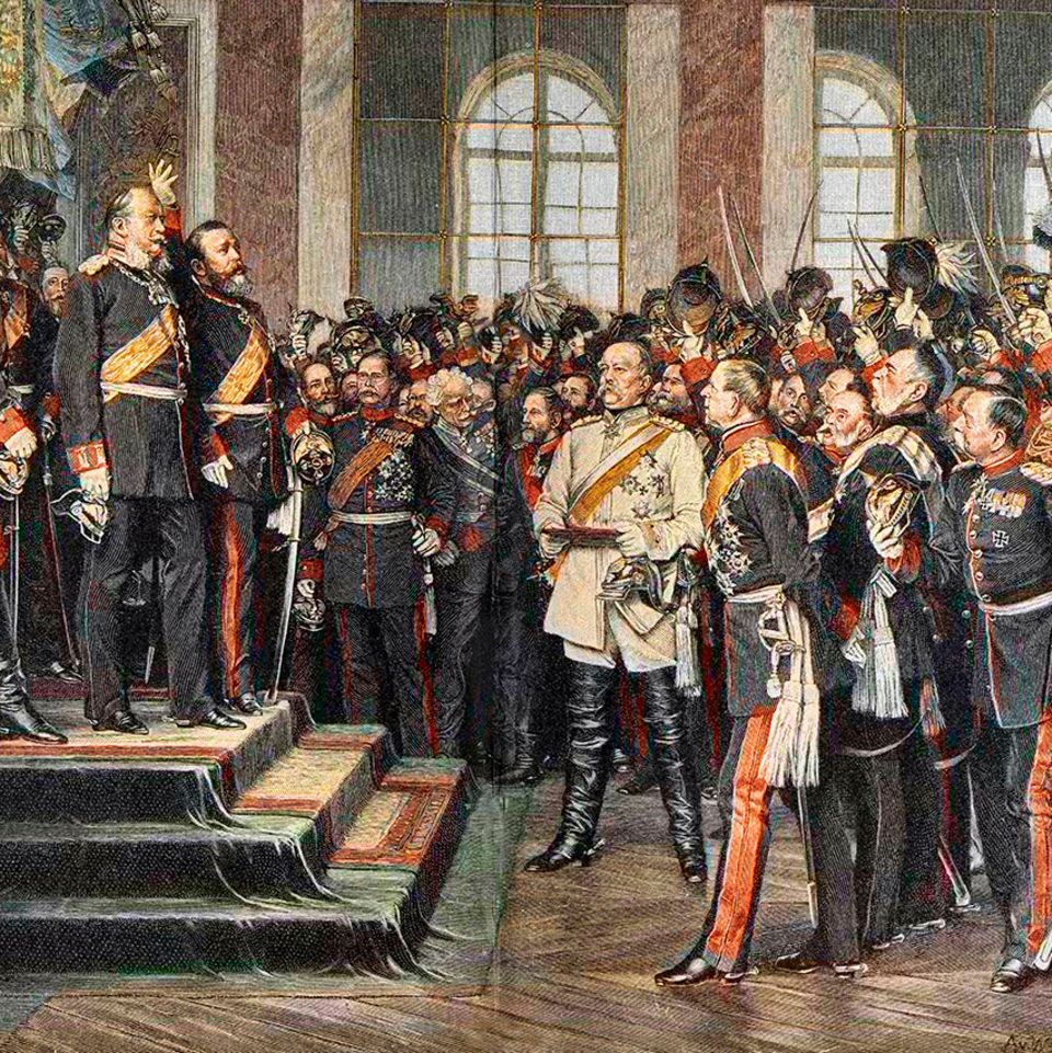 Die Proklamation des Deutschen Reiches