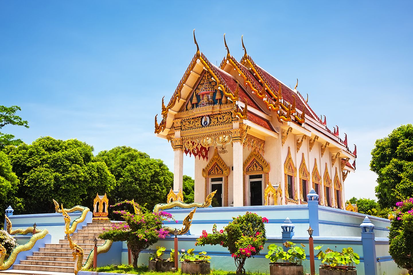 Kunaram-Tempel (Wat Kunaram) auf Koh Samui, Thailand