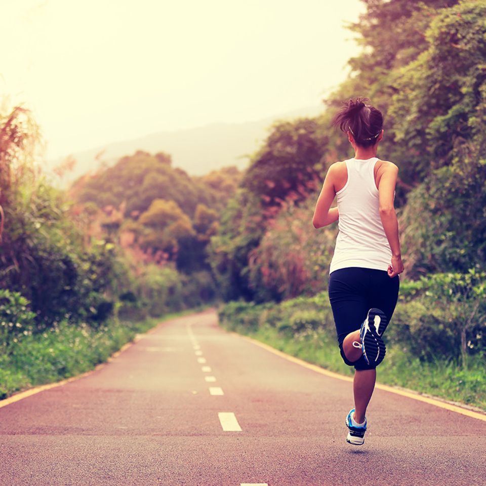 Frau beim Joggen