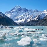 Gletschersee am Mount Cook