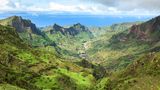Serra Malagueta Berge auf der Insel Santiago Cape Verde