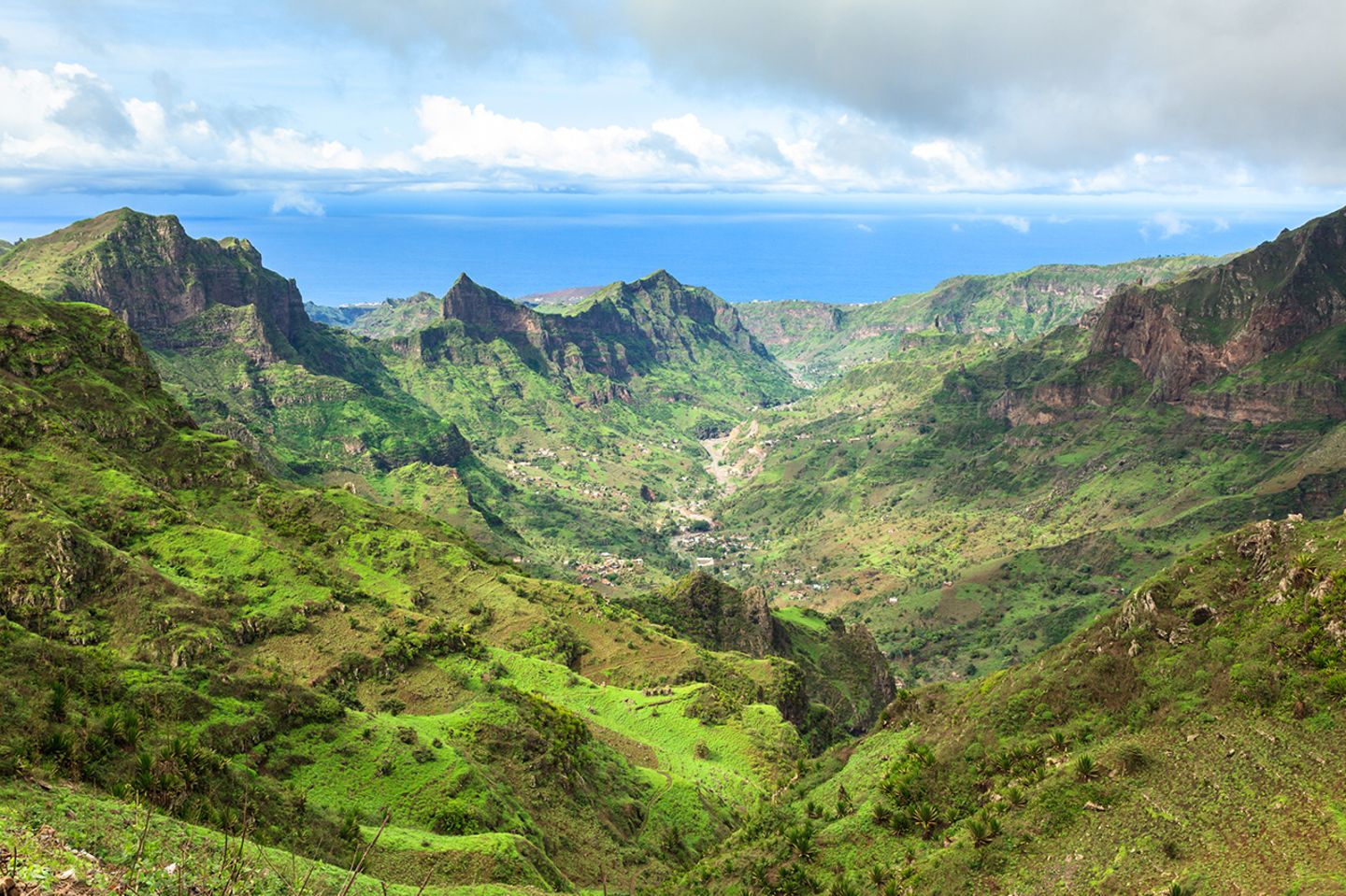 Serra Malagueta Berge auf der Insel Santiago Cape Verde