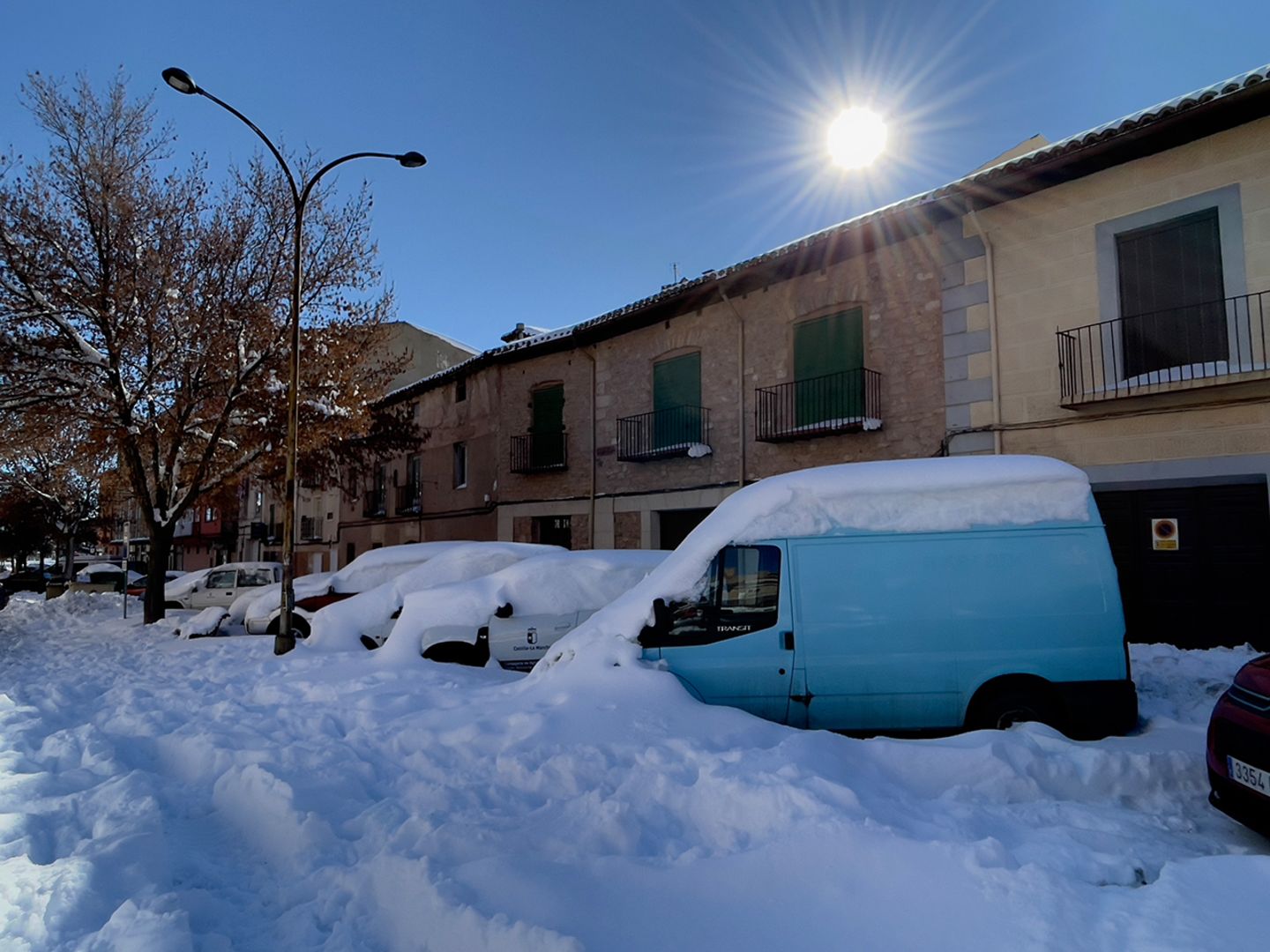 Wintereinbruch in Spanien